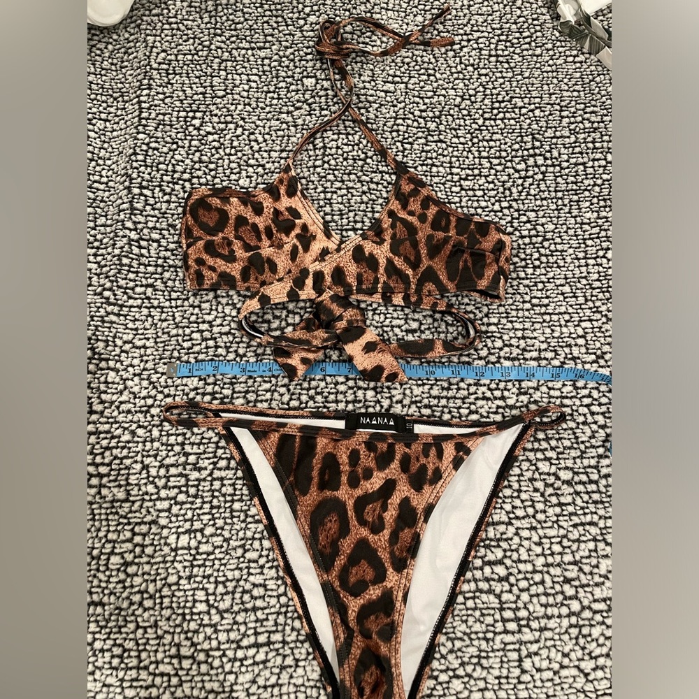 Cheetah bikini set